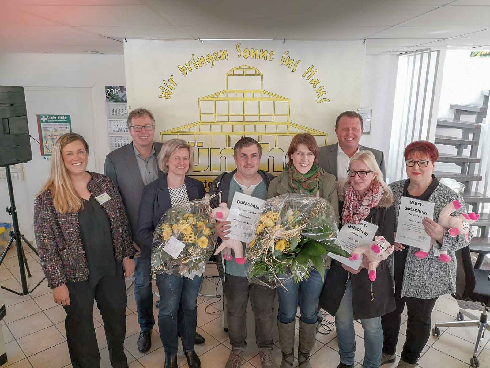 Gewinnerin des Wintergartens